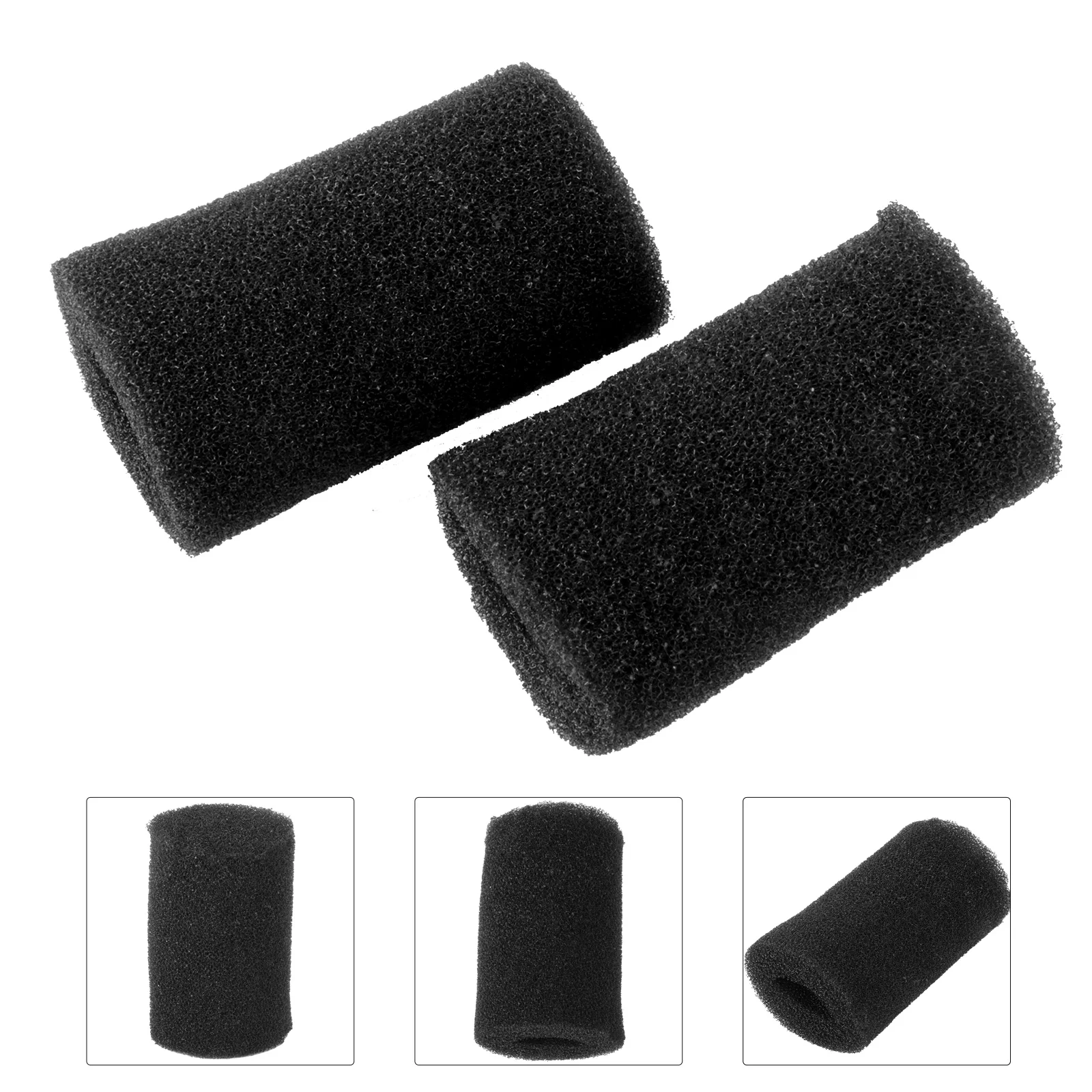 

2 PCS Marine Aquarium Filter Pre-filter Sponge Heater Debris Prevention Fish Tank Media Usage