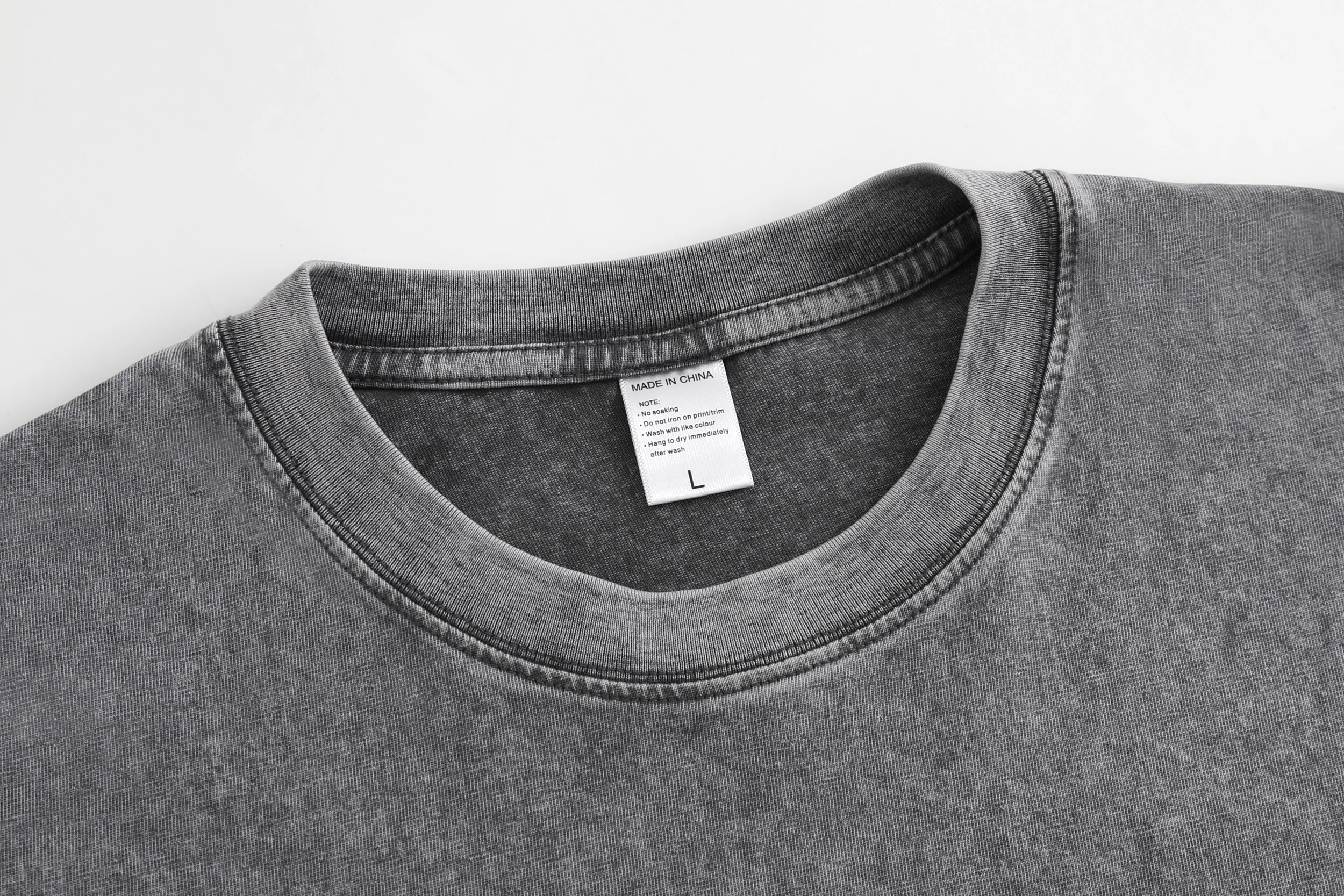 تي شيرت Fun Christmas 230 جرام من القطن الثقيل المغسول كبير الحجم للرجال برسومات مضحكة تي شيرت كاجوال كلاسيكي