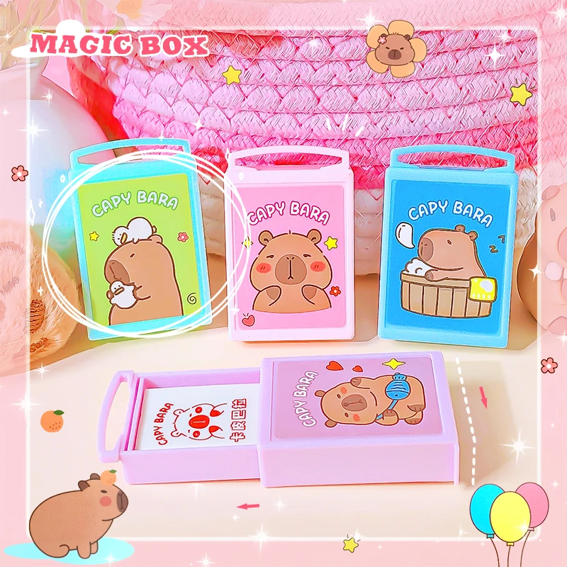 back to school acsesories Aesthetic Kawaii Stationery items stationery supplies drawing funny eraser capybara rubber cute things