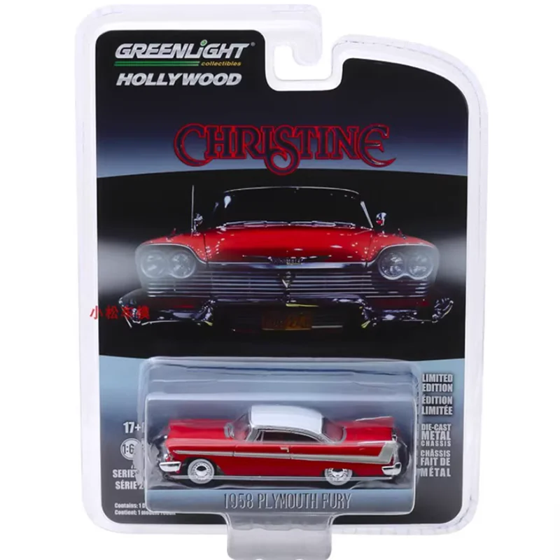 

Greenlight 1/64 Scale 1958 PLYMOUTH FURY Alloy Car Model Adult Classic Collection Display Gift Souvenir Boy Toy
