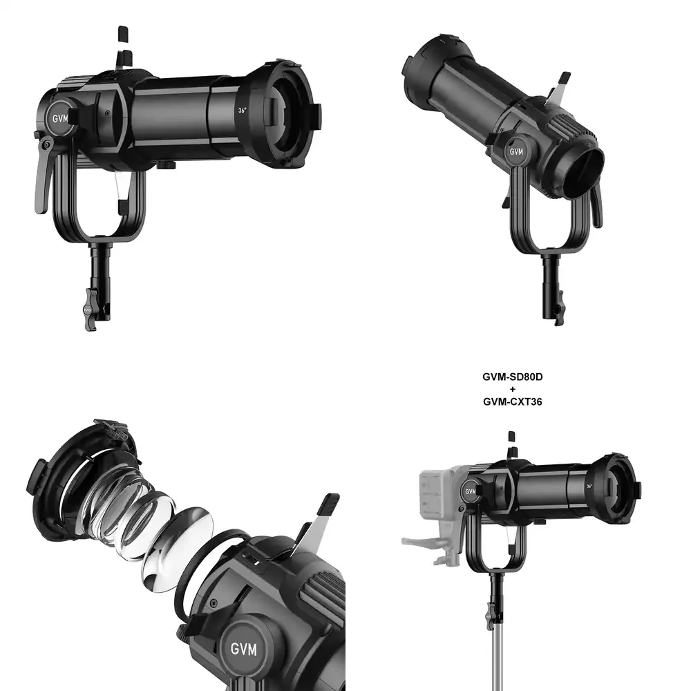 GVM Official CXT36 36° Projection Kit Bowens Mount up to 300W