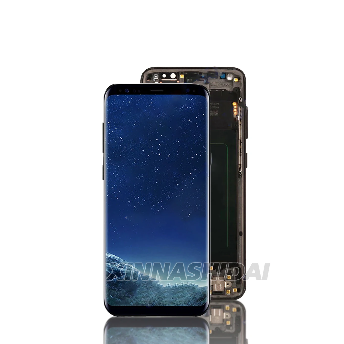 Tested NEW OLED Display Screen Replacement For Samsung Galaxy S8 Lcd DIsplay Digital Touch Screen with Frame Replacement Parts