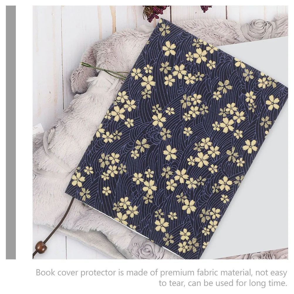 Delicate Pattern Book Cover Protector A6 Size Premium Fabric Material for School Business Use Book Cover Diary Covers