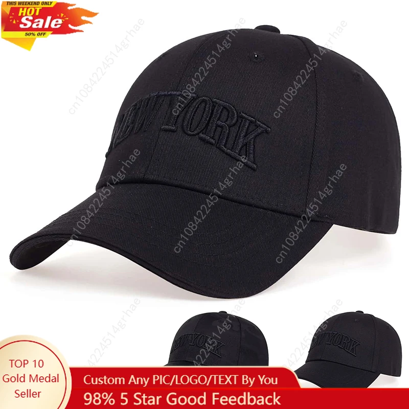 

Unisex New York Embroidery Baseball Caps Spring and Autumn Outdoor Adjustable Casual Hats Sunscreen Hat