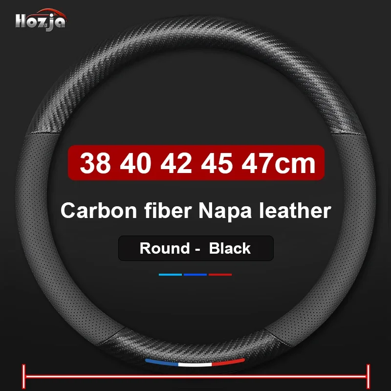 

38CM 40CM 42cm 45cm 47cm Car Truck Extra Large Artificial Leather Steering Wheel Braid Cover Universal Auto Interior Accessories