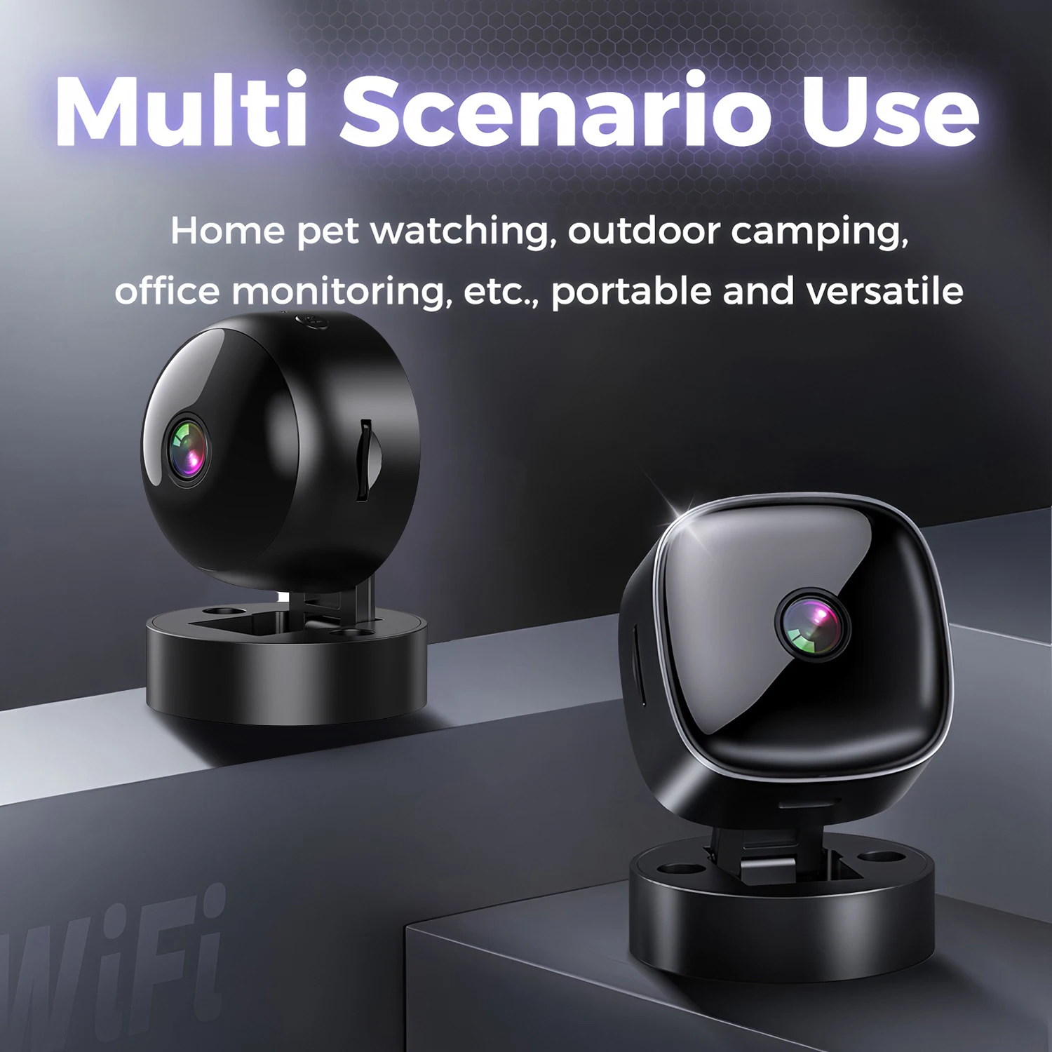 Mini USB Camera WiFi Wireless Video Recorder Security Protection Night Vision Camera Smart Home Monitor Camera For Infants Pets
