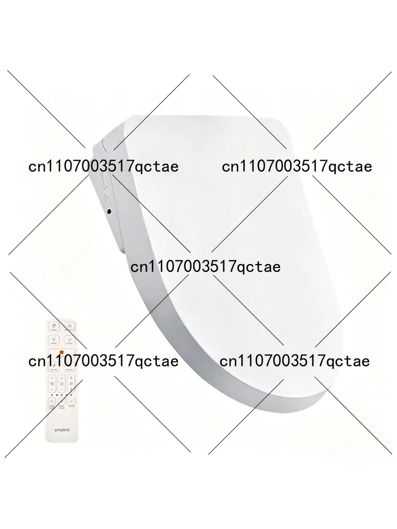 Smart Toilet Seat Cover Waterproof Heated Bidet Toilet Seat with Remote Control Antibacterial Electric Toilet Lid