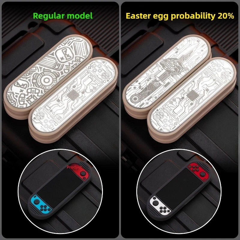 Antiguo día de hierro EDC Guandan Mini tarjeta mecánica magnética Slinging Metal dedo tarjeta empujando descompresión juguete de escritorio