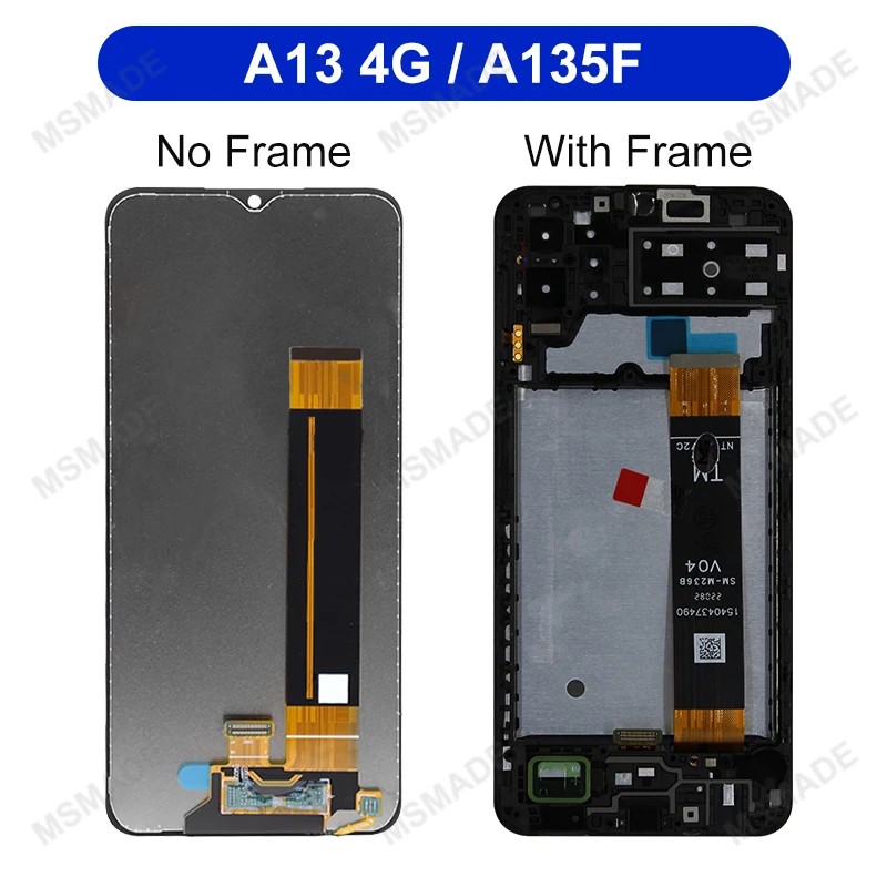 IPS For Samsung Galaxy A13 4G SM-A135M SM-A135F LCD Display Touch Screen Digitizer For Samsung A13 5G SM-A136U SM-A136W LCD