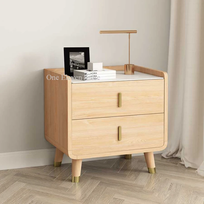 Bedside Nightstands Dresser Bedroom Nordic Italian Bedside Table Drawer Modern Home Mesita De Noche Dormitorio Modern Furniture