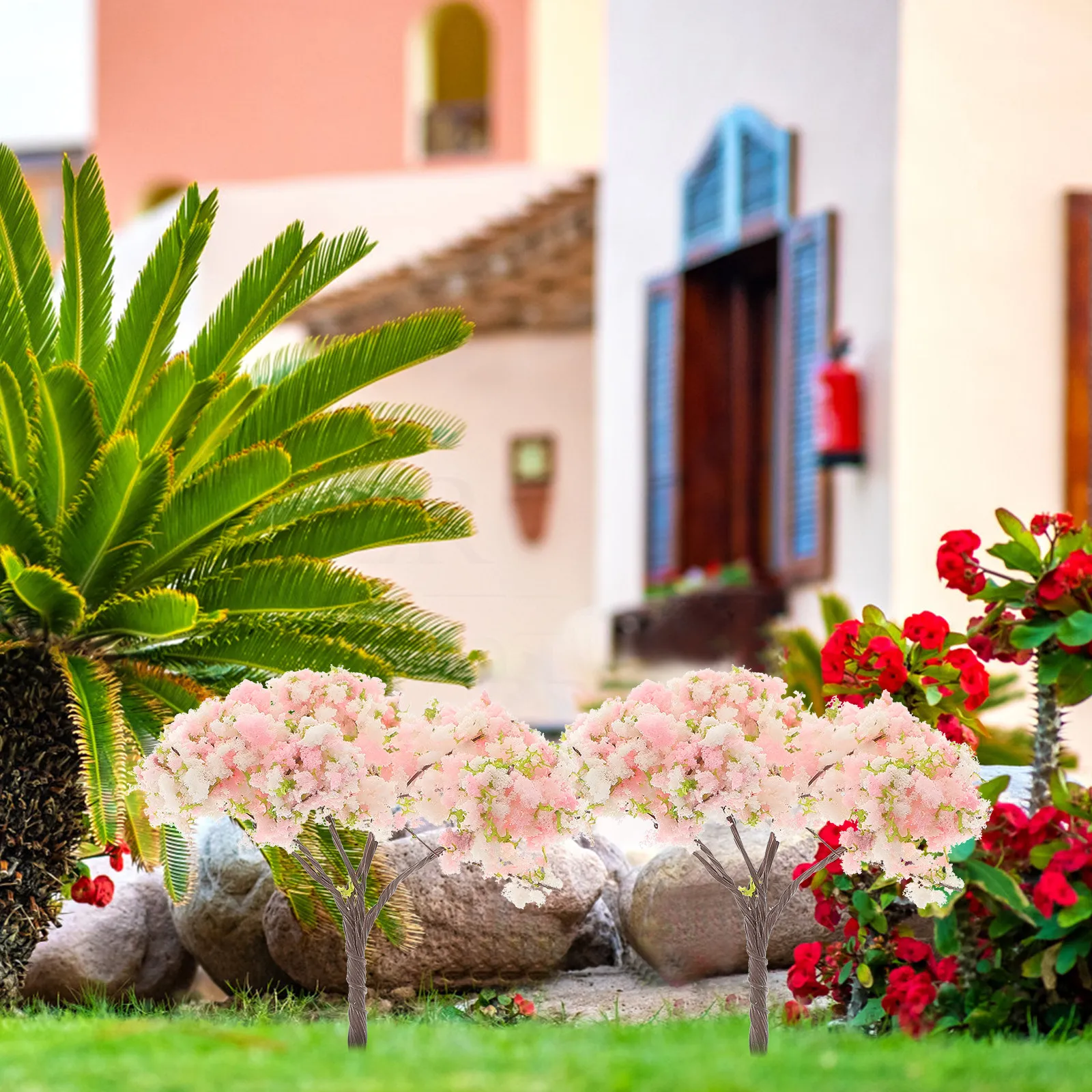 

10 шт. миниатюрных искусственных цветов вишни для декора: имитация для свадьбы, вечеринки, дома, офиса, банкета, фотосессий