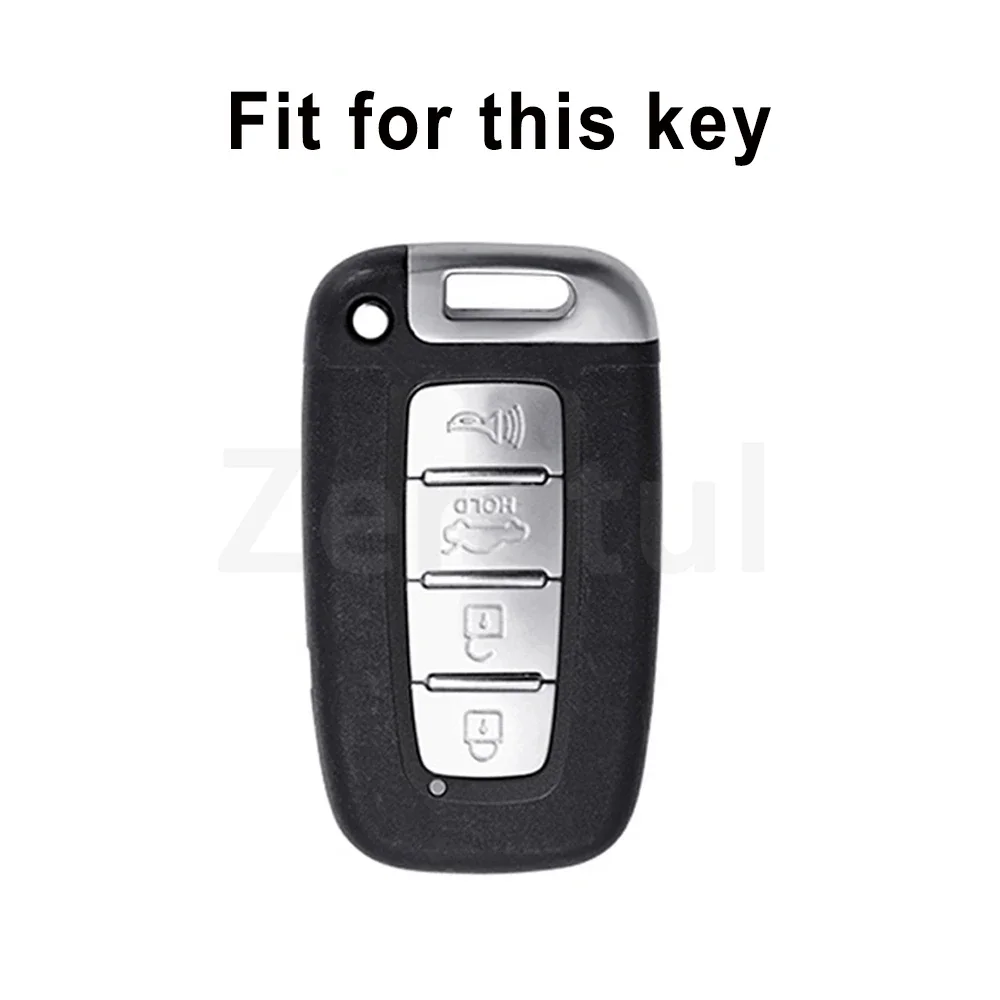 4 Buttons TPU Key Case Cover Shell Fob Holder for Kia Sportage R Borreed Sorento K5 K7 for Hyundai Tucson Azera IX35 Sonata