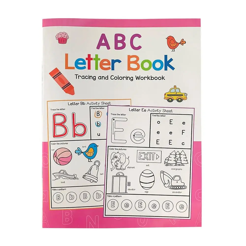 A-Z Alphabet Phonics Practice Workbook Preschool Kindergarten English Letter Learning Activity Book for Early Education