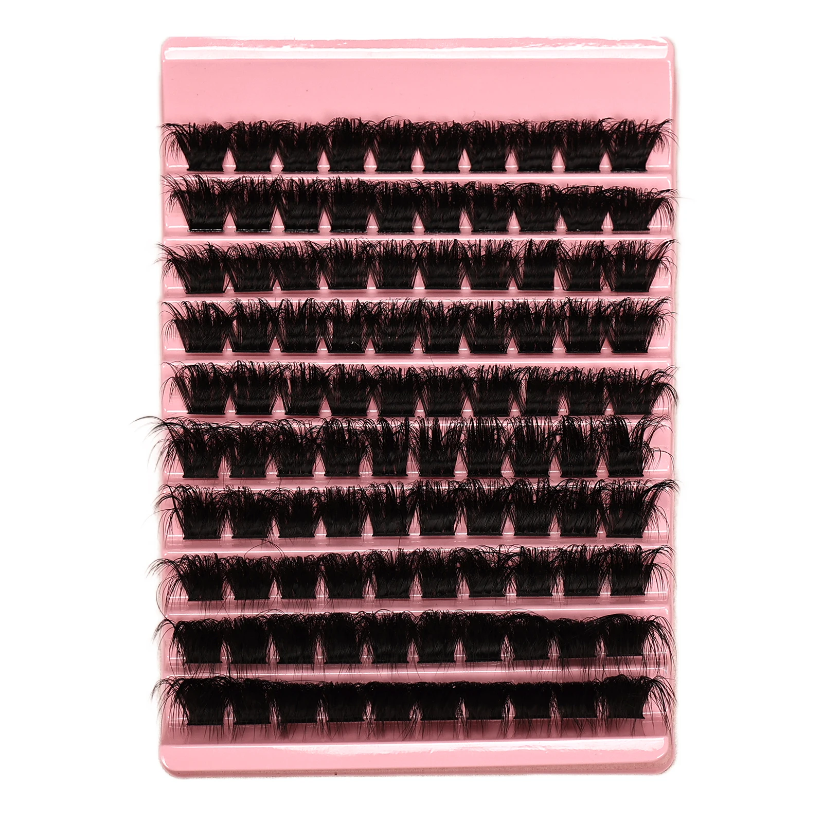 Flauschige Cluster-Wimpern D-Curl Einzelwimpernverlängerungen DIY Natürliche Falsche Wimpern Weich Wiederverwendbar Für Anfänger im Täglichen Make-up – Detail 6