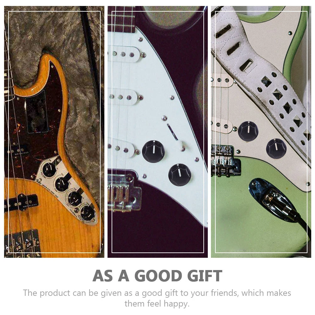 

4pcs Electric Guitar Knob Caps Bakelite Rotary Control Knobs For Volume Tone Bass Audio Devices Instrument Accessories