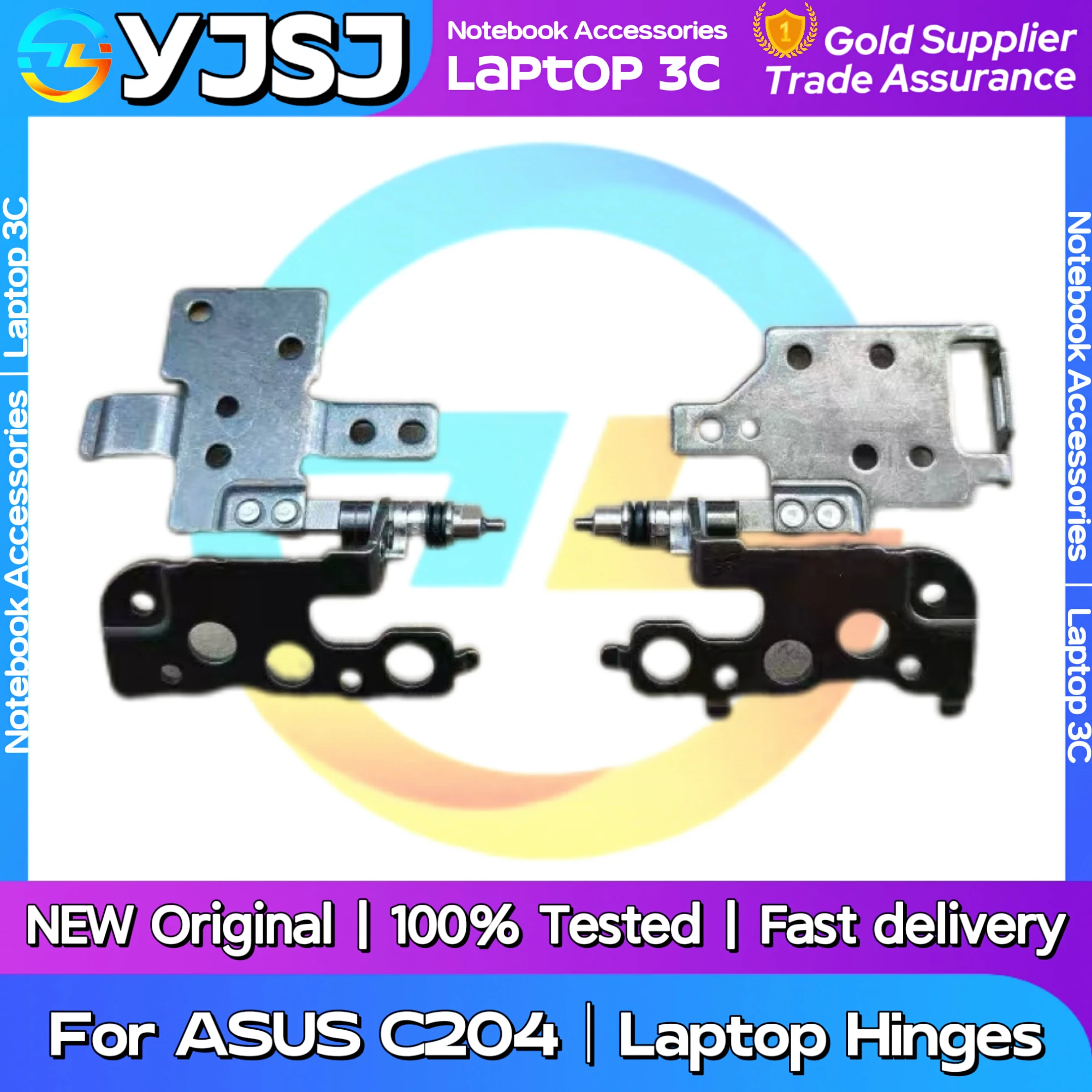 

Новые оригинальные петли для ноутбука ASUS C204, встроенные левая и правая петли для ЖК-экрана.