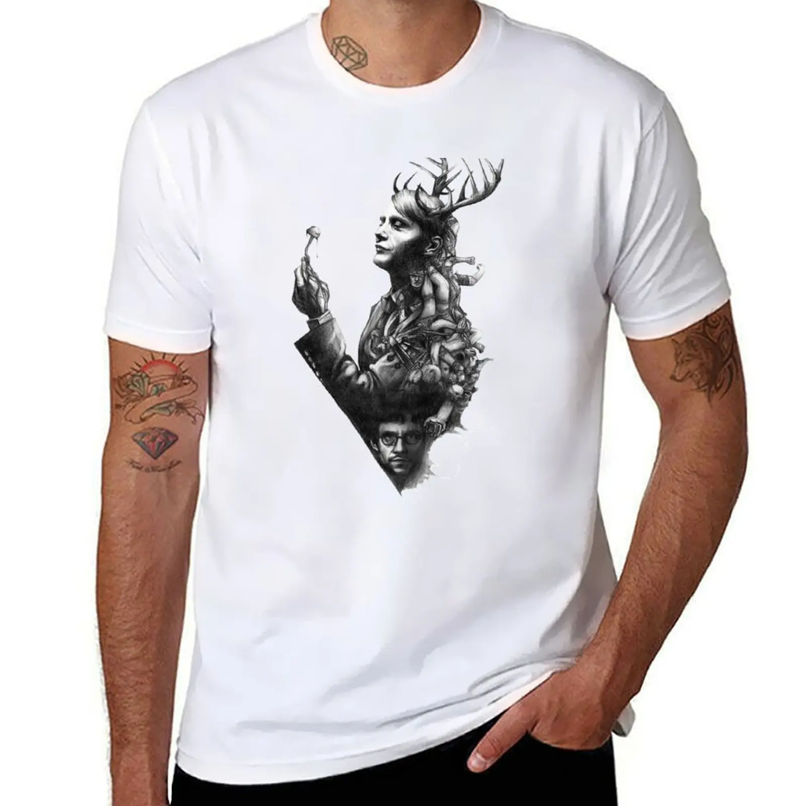 

Hannibal T-Shirt t shirts for man graphic funny t shirt man luxury T-Shirt