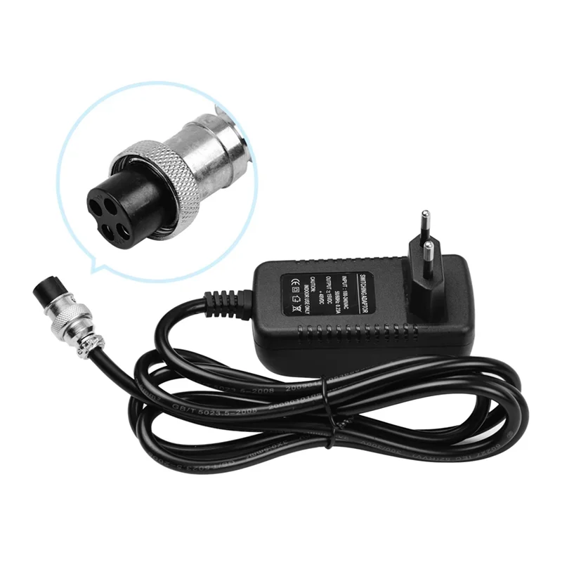 

ZIZI Mixing Console Power Adapter Mixer Power Supply AC Adapter For 16 Channels Mixing Accessories EU Plug