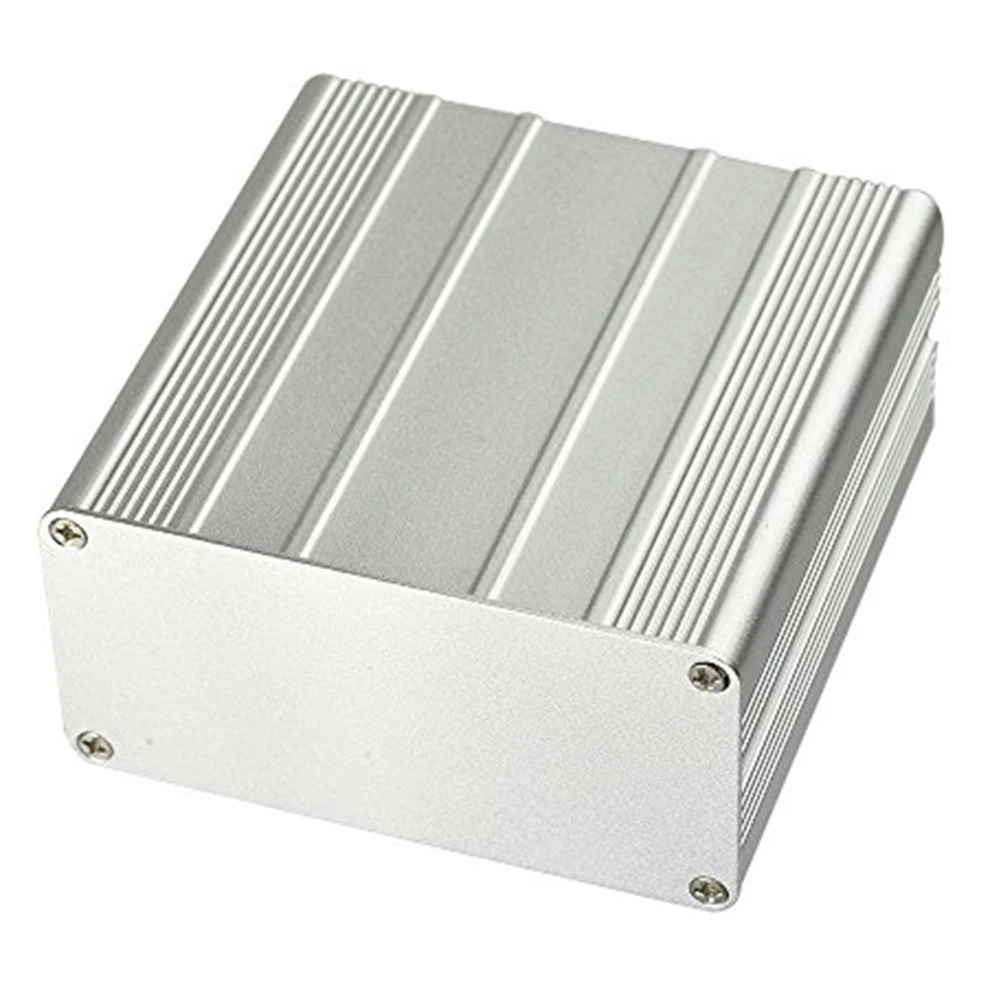 

For DIY Electronics Aluminum PCB Enclosure Compact Project Box Compact Electronic Project Case Metal Container 100*100*50 Mm