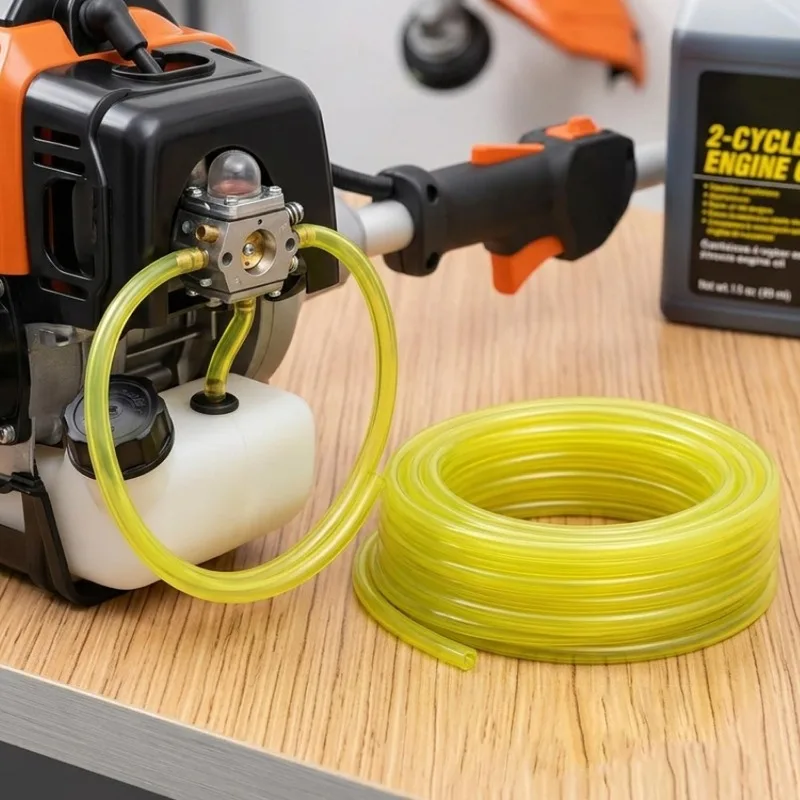 10-1M Fuel Gas Line Hose Yellow PU 4 Sizes Petrol Line Tubing Trimmer Chainsaw Blower Engine Spare Parts Power Tools Accessory