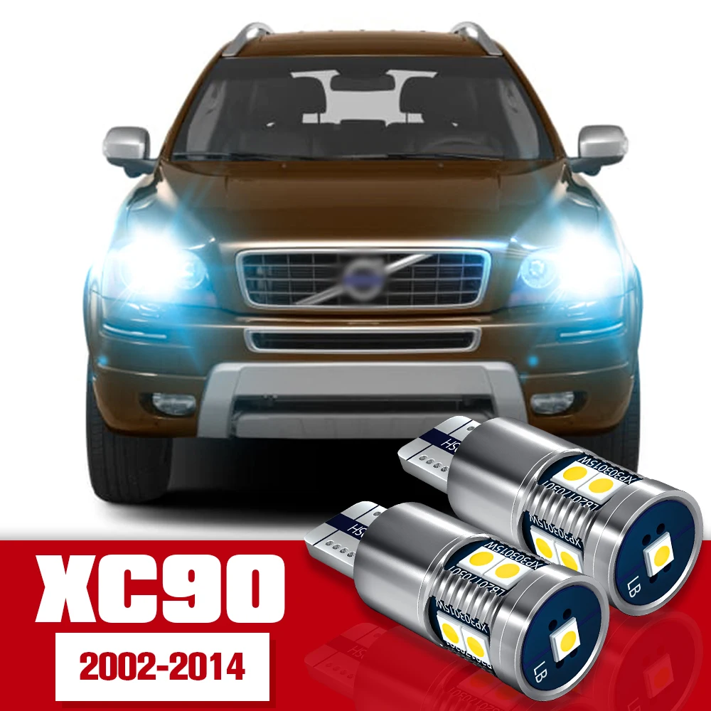 

2pcs LED Accessories Parking Light Bulb Clearance Lamp For Volvo XC90 2002-2014 2005 2006 2007 2008 2009 2010 2011 2012 2013