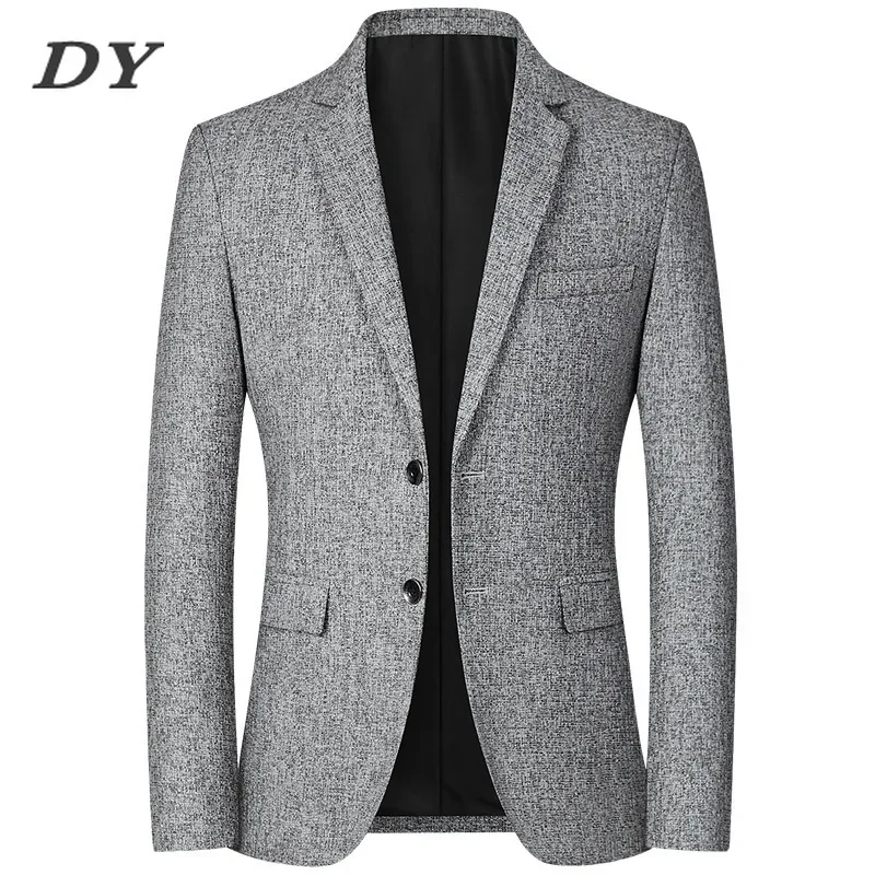 

DY 2023 Spring Men's FashionSuit Casual Coat Blazer Jacket Wedding Suits for Men Korean Business Clothing Blazers Dress Jackets