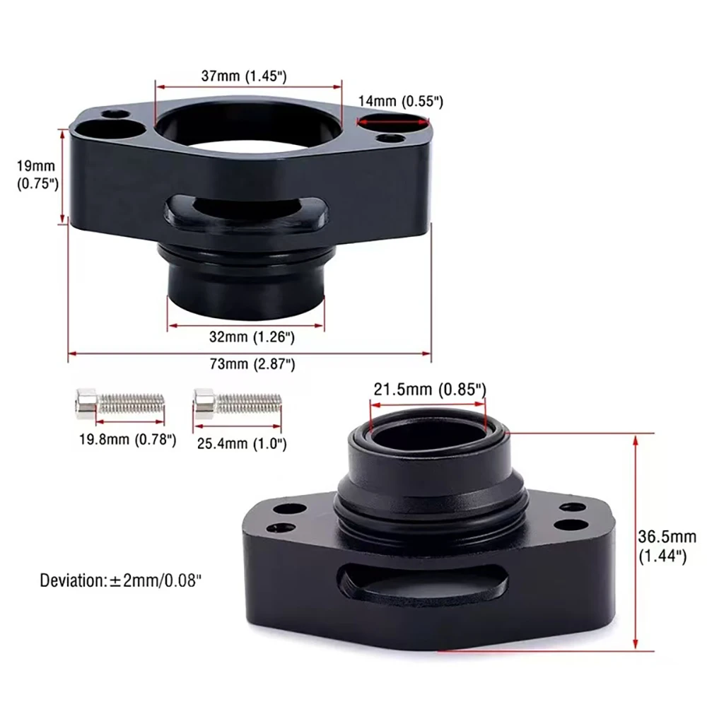 

Suitable for 16-25 Ford Raptor F-150 modified turbochargers, exhaust valves, pressure relief valves, aluminum alloy base