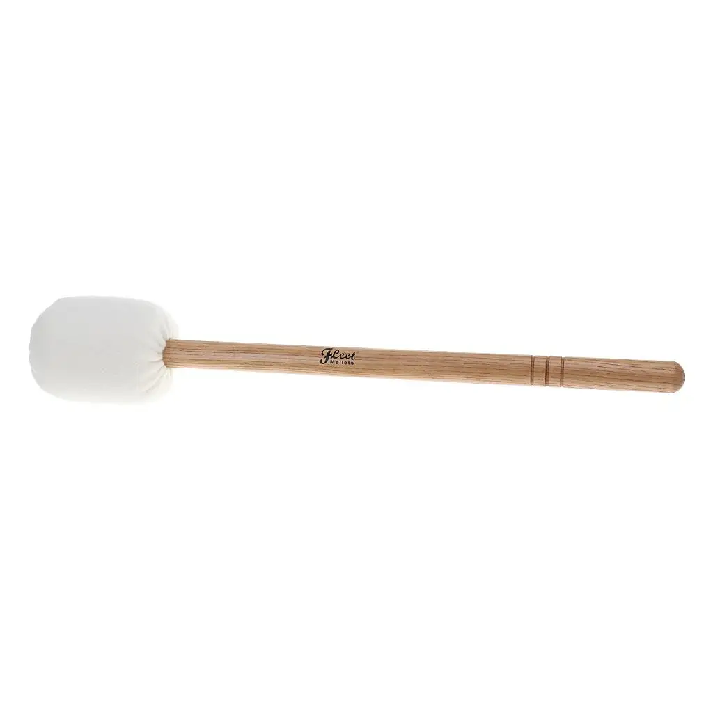 Bass Drum Hammer Mallet W/ Solid Wood Handle Percussion Instrument Parts