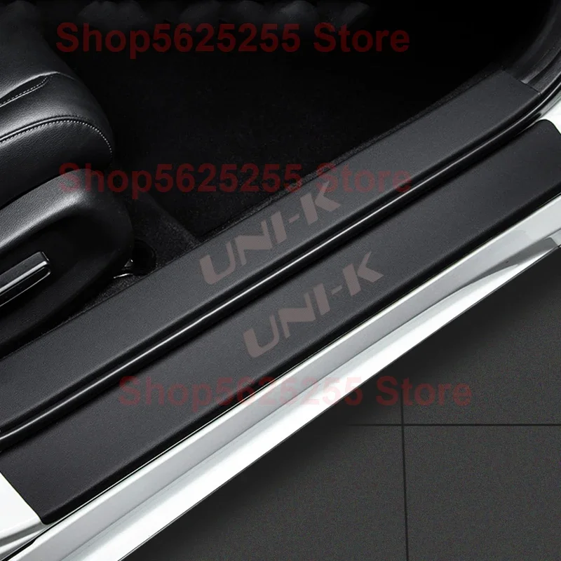 

For Changan UNIK UNI-K Car Door Threshold Scuff Plate Sticker Accessories Strip Trunk Rear Bumper Protective Welcome Pedal