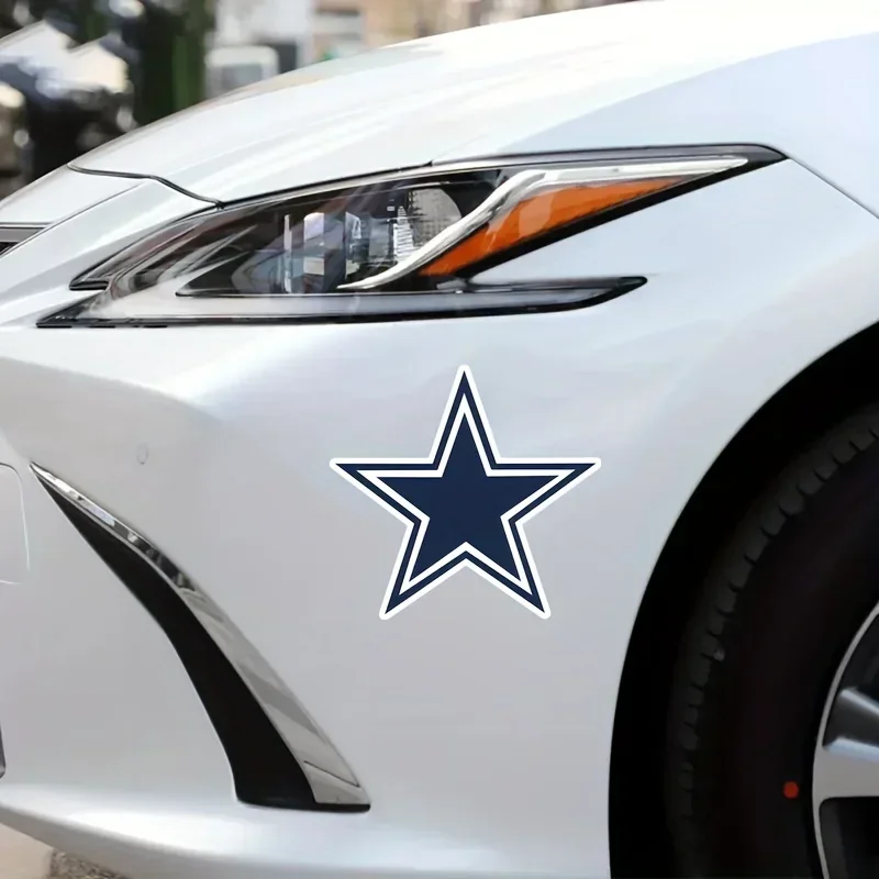 Texas Lone Star State Logo Car Stickers for Window Bumper Body Door Waterproof Reflective Motorcycle Tank Helmet Vinyl Decals