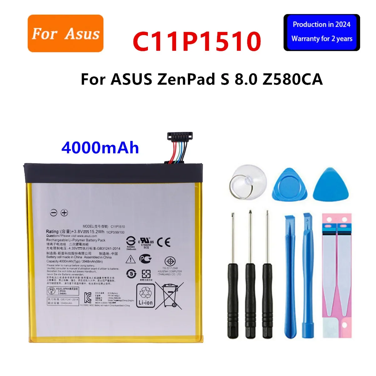 Brand New  Battery For ASUS ZenPad 10/S 8.0 Z380KL /C 7.0 FonePad 7 ME175 ME372 FE170CG ME375C MemoPad HD 7/10  ME172V Nexus 7