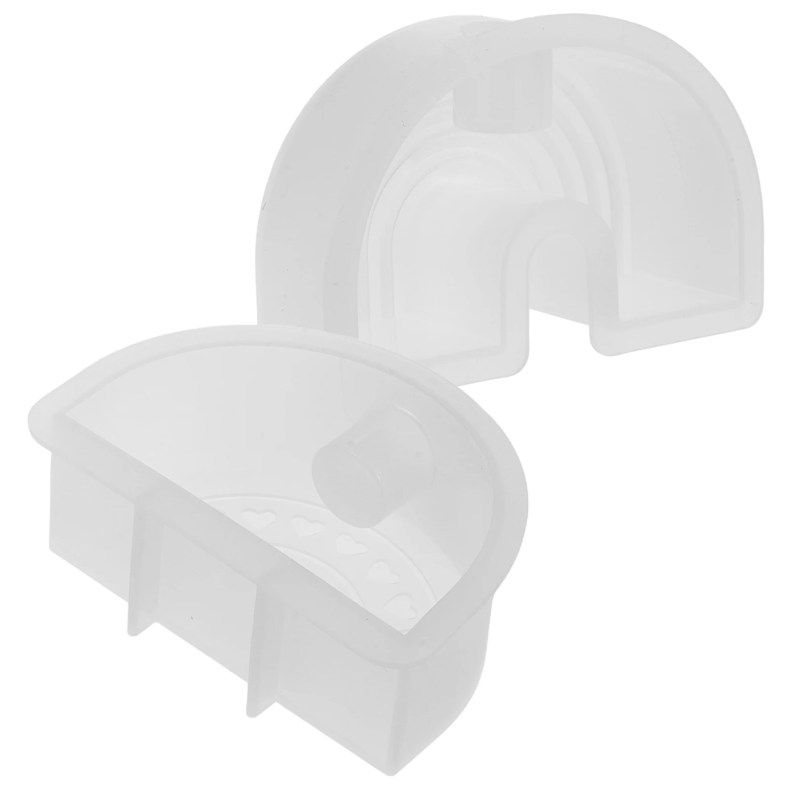 

2Pcs C Mold Silicone Tealight Holder Creative Design Durable Reusable Home Decor Weddings Parties C Molds