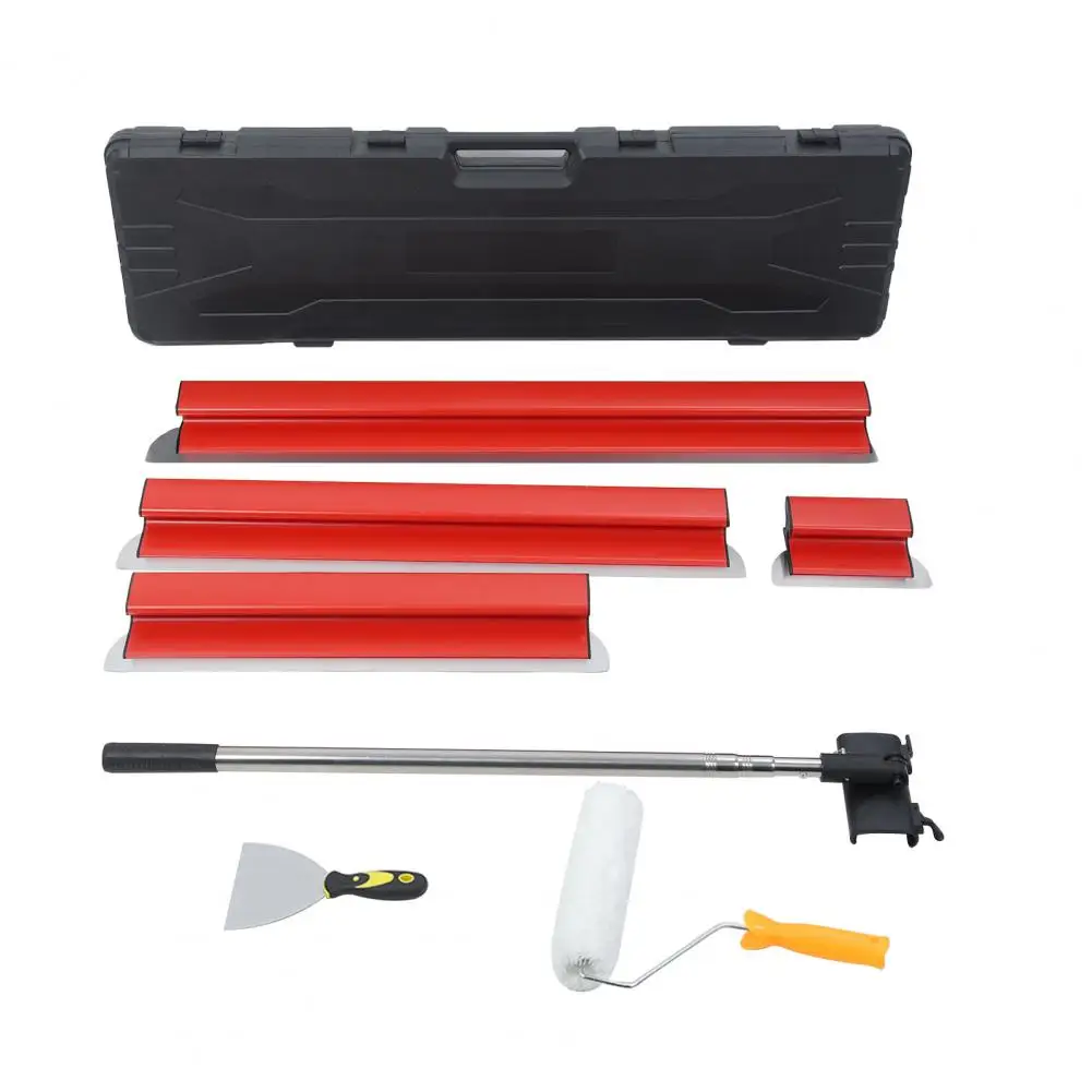 

5Pcs/Set Drywall Skimming Blade Set, Stainless Steel Construction Knife, Drywall Taping Tools (20+40+60+80+100cm)