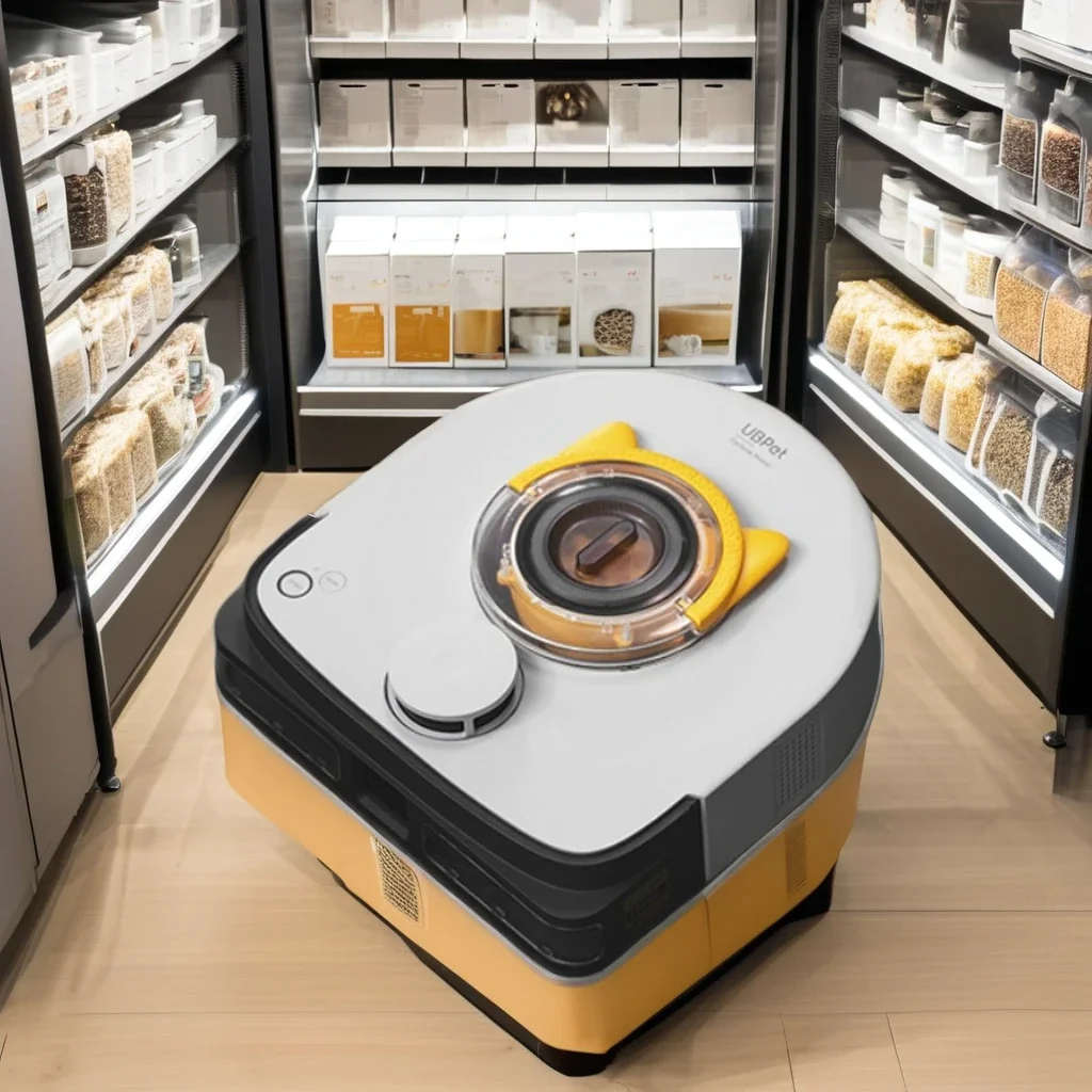 

Hot Sale UBPET Cyclone Vacuum Robot Pet Waste Disposal Cleaner for Dogs and Cats 300ml Dustin Capacity