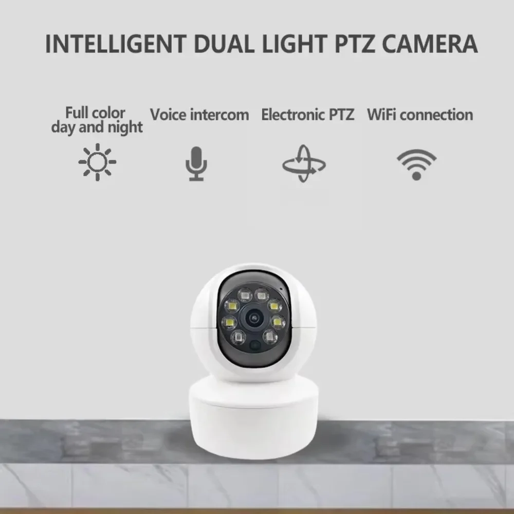 2MP Smart WiFi Camera Home Indoor Security Full Color Night Vision Motion Detection Surveillance Camera