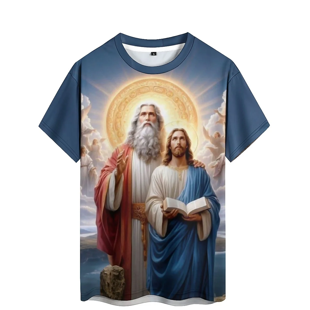 

Street Fashion Men's 3D Printed Short Sleeve T-Shirt - Pajama/Couple Outfit