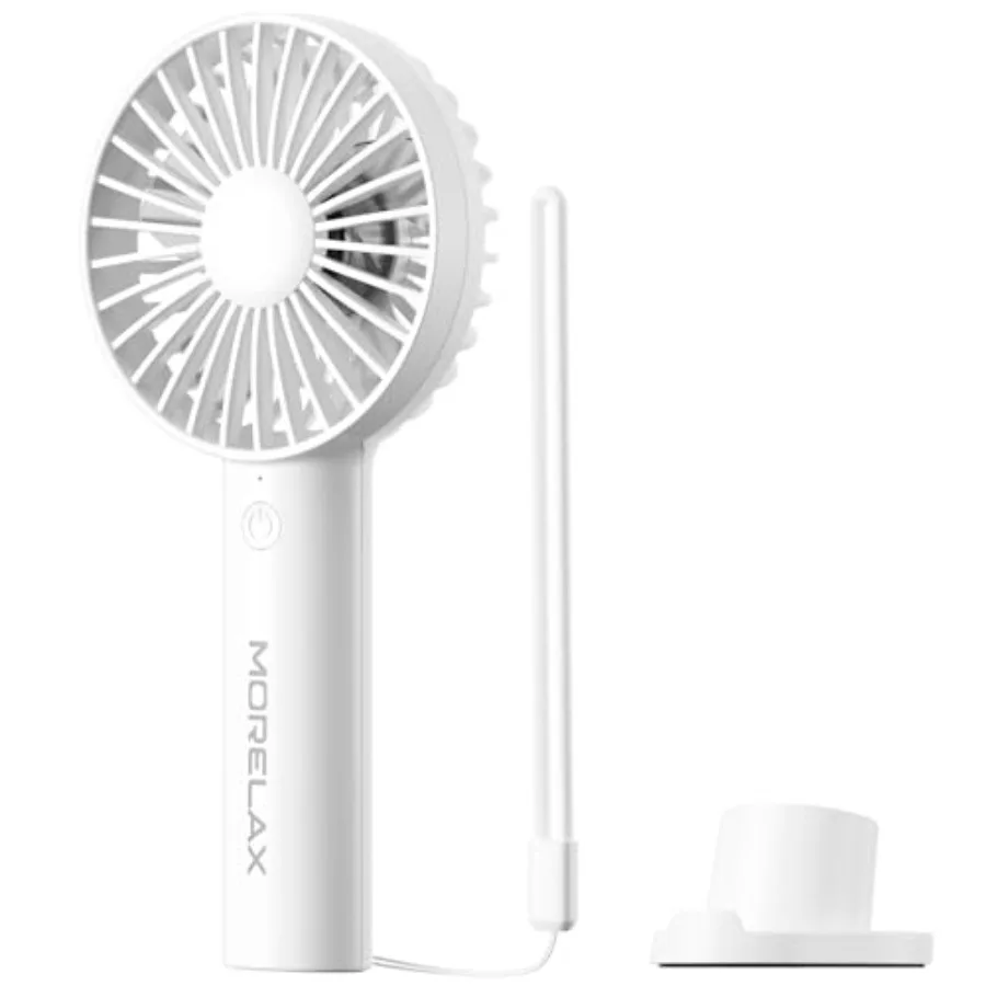 

Handheld Fan, USB Rechargeable Mini Portable Fan with Base, 10H Battery, Strong Wind, Small and Powerful, Cute Design for Trave