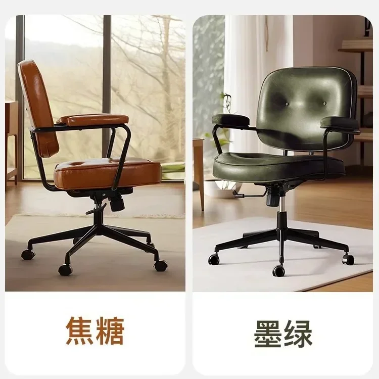 Computer Chair, Home Student Bedroom Study Chair, Comfortable Long-term Study Seat, Simple Liftable Swivel Chair