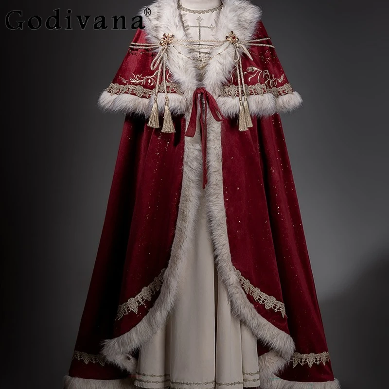 ensemble-de-robes-de-noel-du-nouvel-an-chaudes-pour-femmes-style-lolita-original-chale-de-cour-longues-capes-costumes-feminins-tenues-japonaises-douces