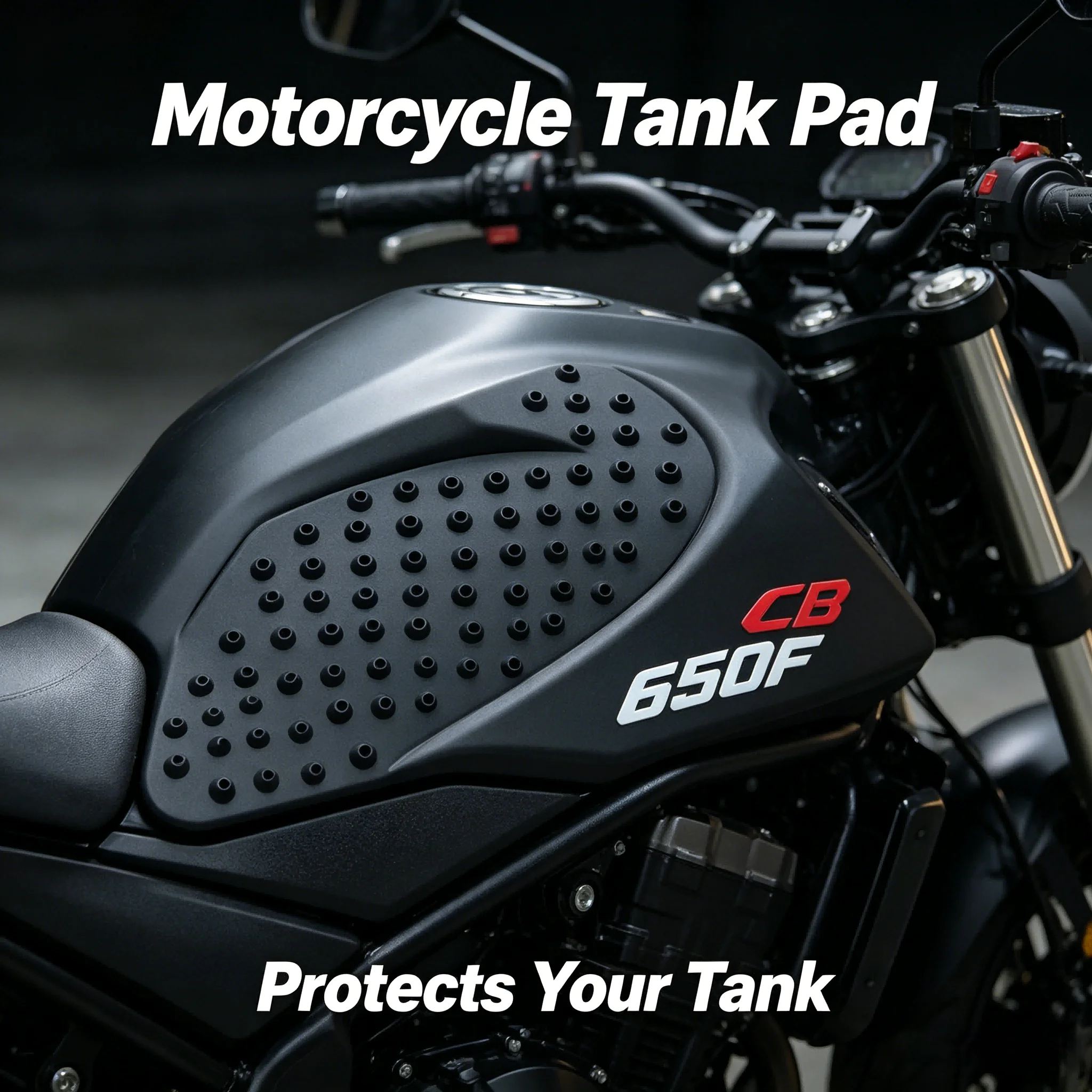 Anti-Slip Fuel Tank Pad for Honda CB650F CBR650F Motorcycle Knee Grip Protector Side Decal Stickers view 2