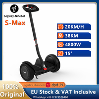 EU Stock Ninebot By Segway S-Max Self-Balancing Electric Scooter Compatible with Gokart Kit 20KM/H Speed 38KM Range S Max Origin