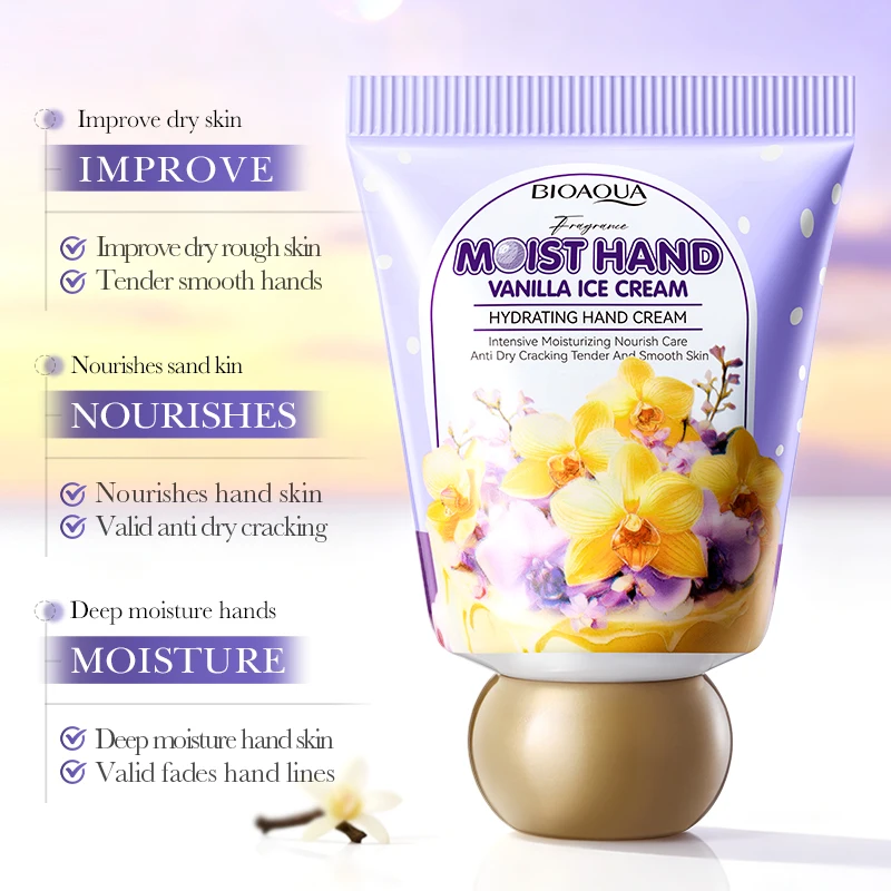 BIOAQUA دونات الشوكولاته كريم اليد ترطيب مغذي مكافحة الشيخوخة المضادة للتجاعيد تبييض الأيدي منتجات العناية بالبشرة