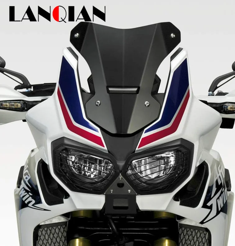 

For HONDA CRF 1000L CRF1000L Africa Twin 2016 2017 2018 2019 Windscreen Windshield Wind Shield Screen Protector Wind Deflectors