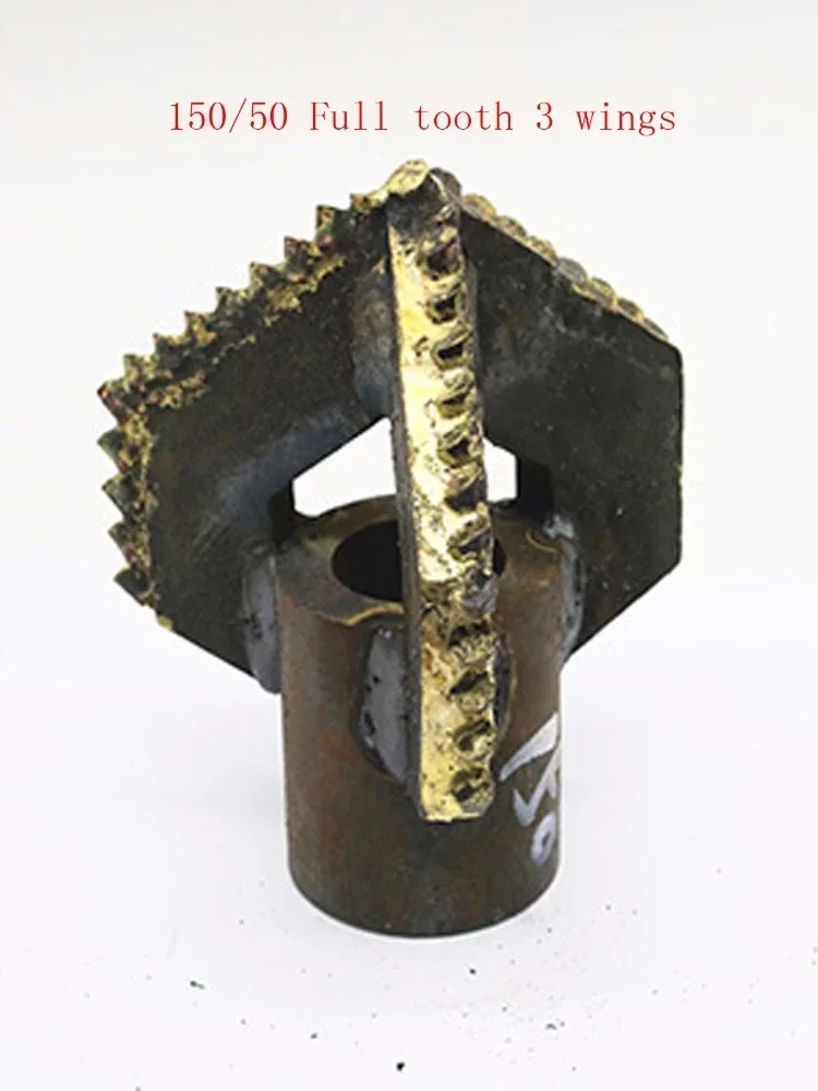 wings drill bit Three-leaf alloy drill bit 3-wing triangular alloy drill bit mud pump fitting 3 blade drilling tool