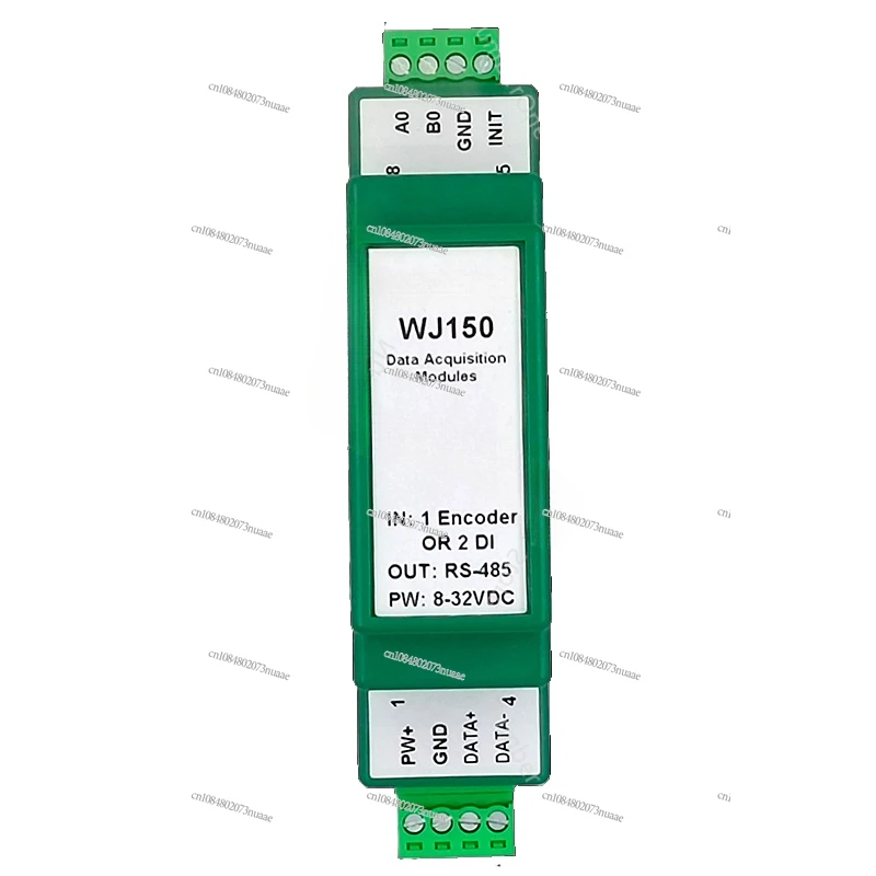 WJ150-485 Single Pulse Signal Counter or Dual Digital Input High-speed Counter Modbus RTU Module