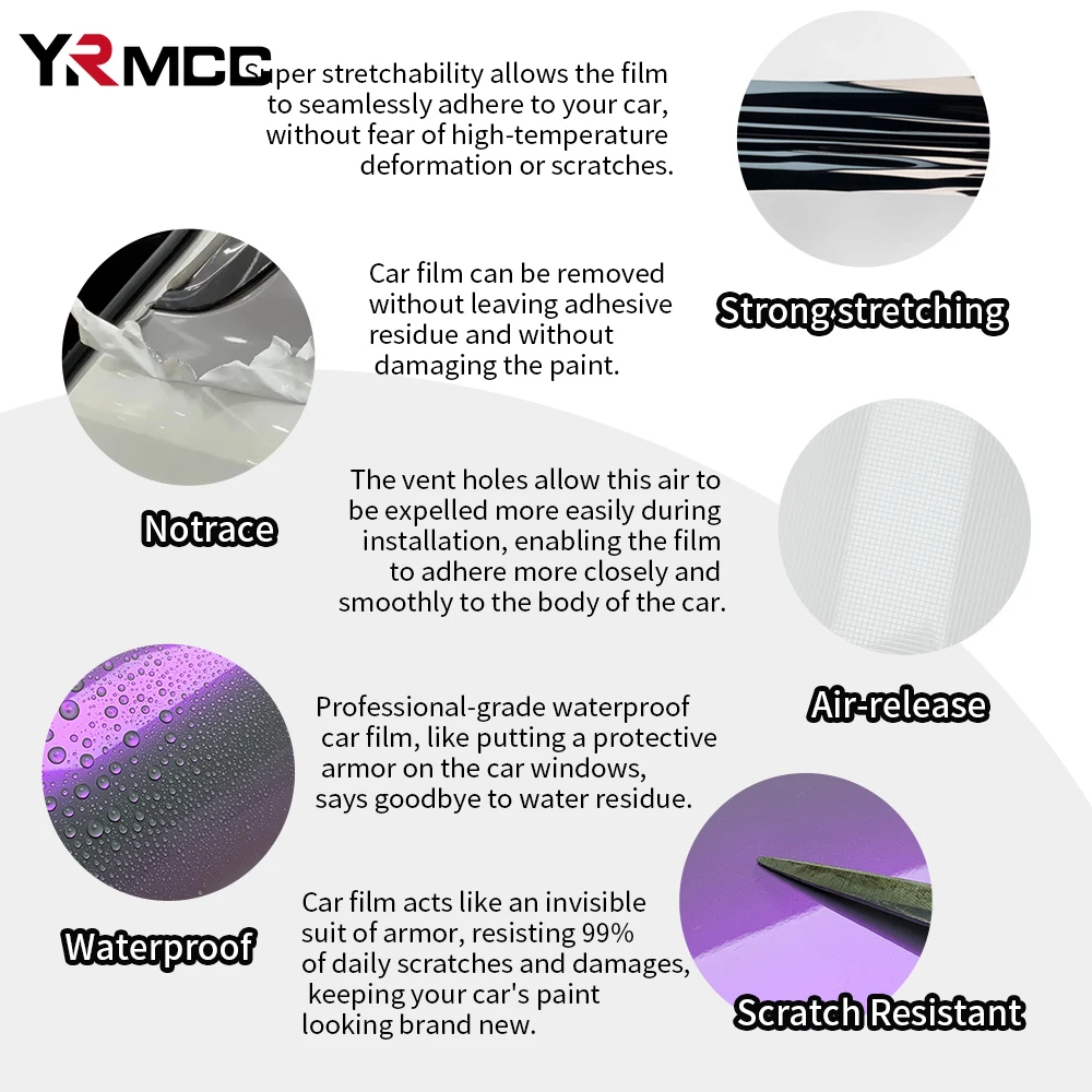 Pegatinas de vinilo para coche, pegatinas impermeables para decoración de carrocería de coche, color morado grisáceo, accesorios para SUV y BMW