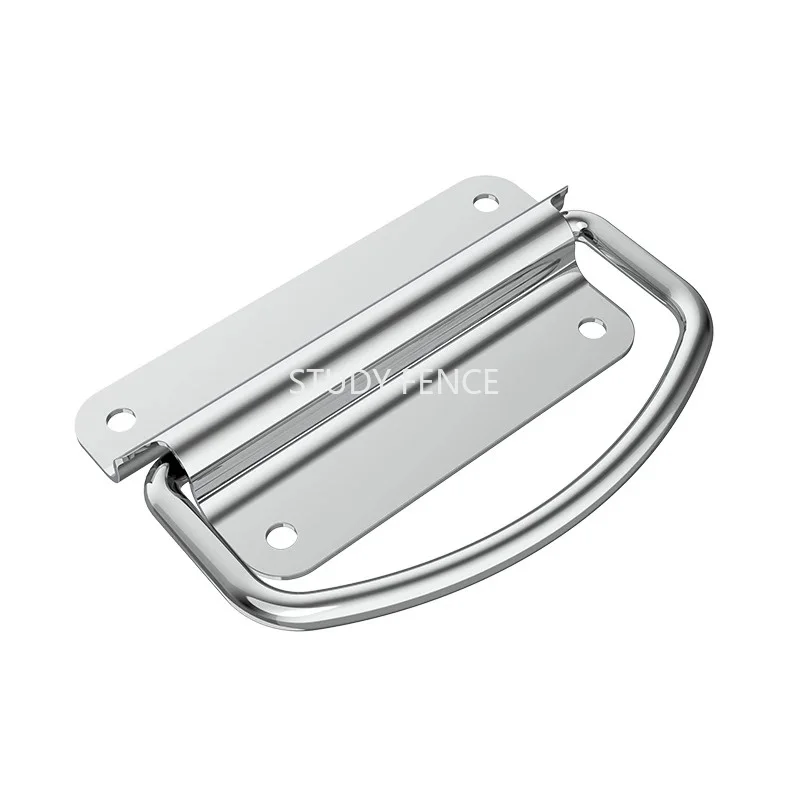 2PCS Stainless Steel Handle, Heavy Duty Toolbox Handle, Wooden Crate Handle, Household Hardware Accessories Excluding Screws