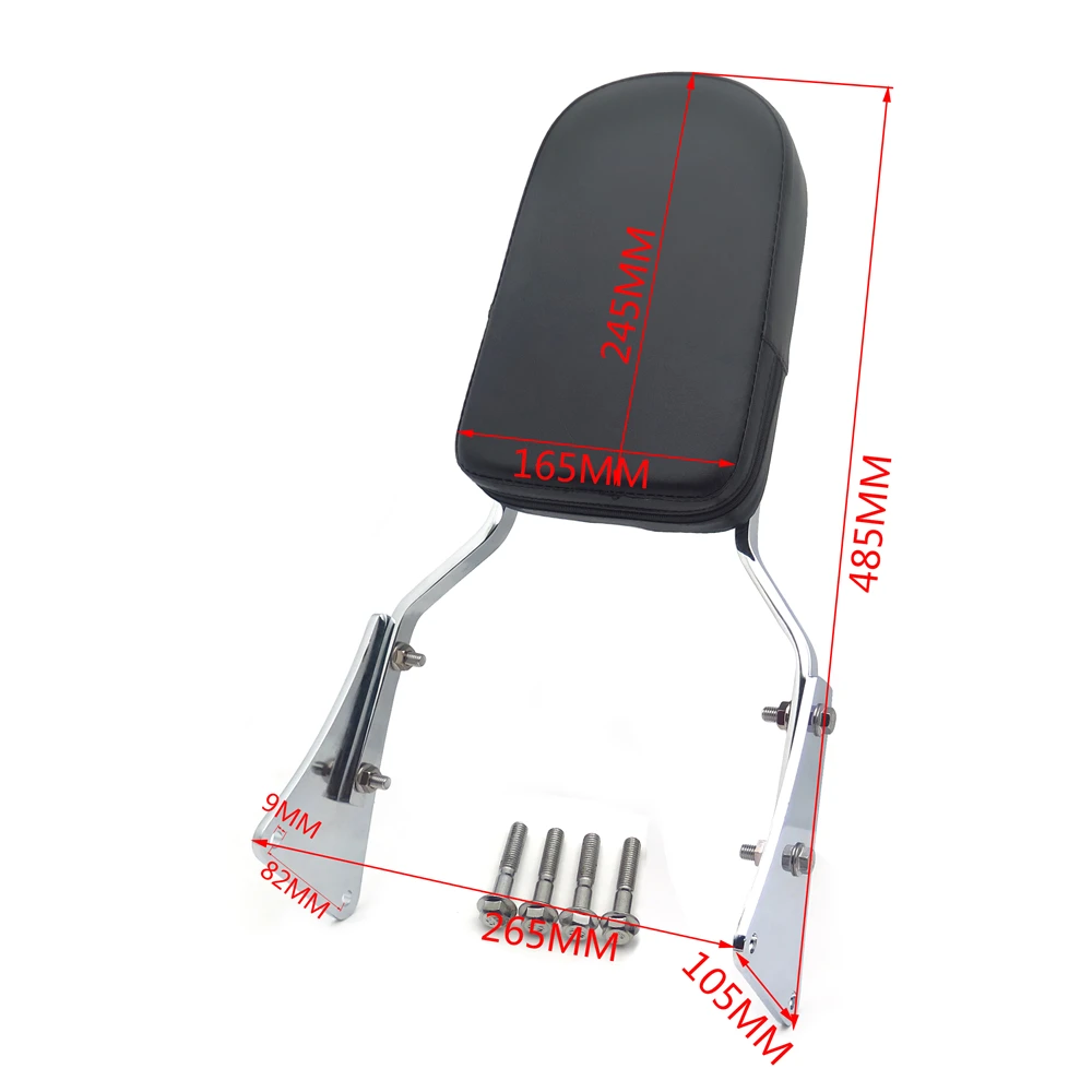 Aftermarket Motorcycle Parts Skull Backrest Sissy Bar For Kawasaki Vulcan 1500 Classic All Years 1986-2013