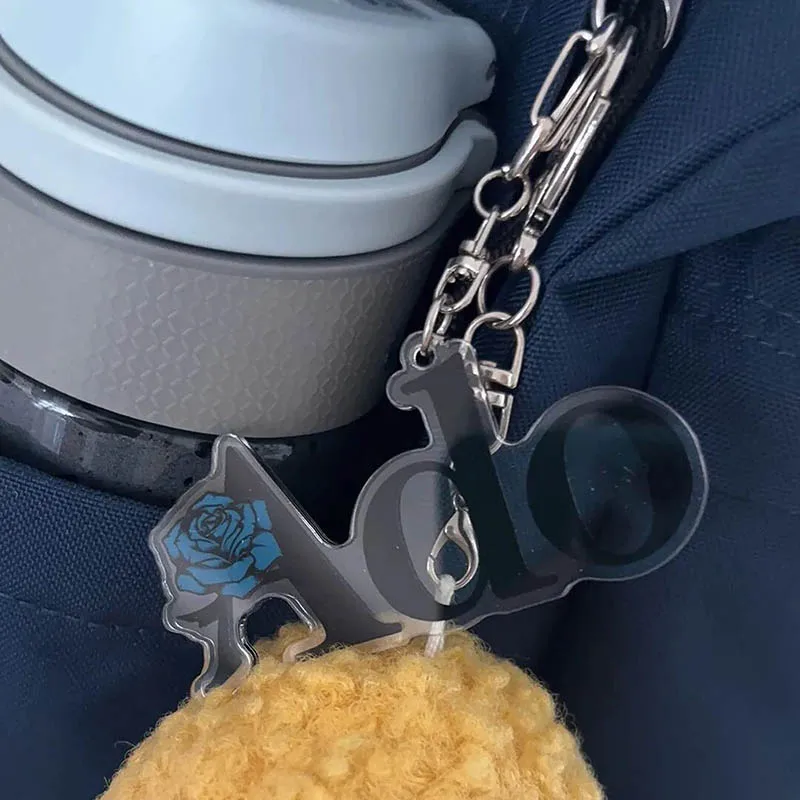 المطربين اليابانيين أدو تأثيري المفاتيح الاكريليك قلادة بحرف كيرينغ مفتاح سلسلة حقيبة الملحقات حلية الدعامة #4