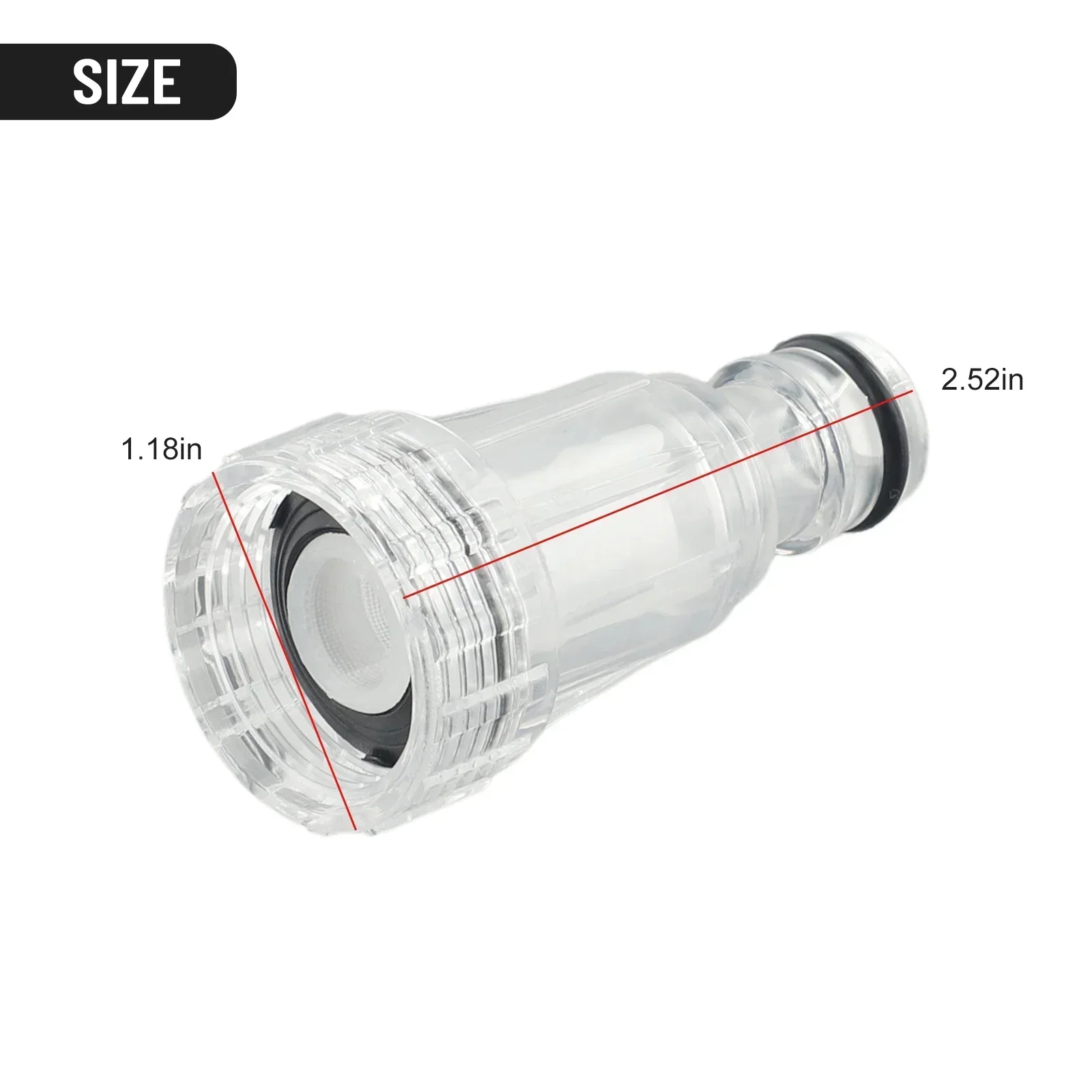 1pcs High Pressure Washing Machine Connection Filter+2pcs Inner Core Filter Nets For Karcher K2-K7 Series Washing Filter Replace